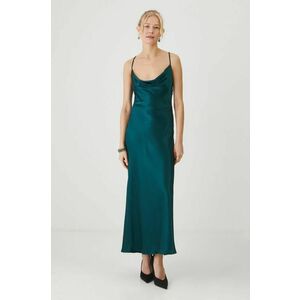 Medicine rochie culoarea verde, maxi, evazati imagine