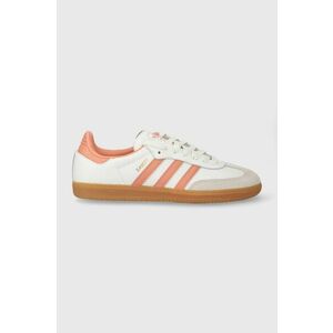 adidas Originals sneakers din piele Samba OG culoarea alb IG5932 imagine