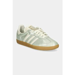 adidas Originals sneakers din piele Samba OG W culoarea turcoaz, IG1965 imagine