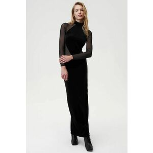 Undress Code rochie Stargirl Dress culoarea negru, maxi, mulata, 742 imagine