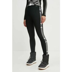 Newland leggins sport Elektra femei, culoarea negru, cu imprimeu, N46542.108 imagine