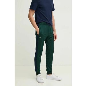 Lacoste pantaloni de trening culoarea verde, modelator, XH1798 imagine