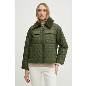 Barbour geaca femei, culoarea verde, de iarna, LQU1750 imagine