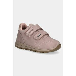 Primigi sneakers de piele întoarsă pentru copii culoarea roz, PTIGT 68556 imagine