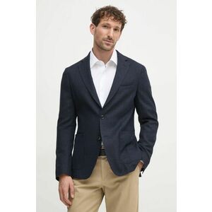 BOSS blazer din amestec de in culoarea albastru marin, 50538028 imagine