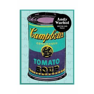 Galison set diy puzzle Andy Warhol Soup Can Greeting Card imagine