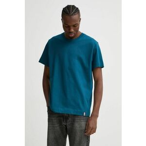 G-Star Raw tricou din bumbac culoarea turcoaz, neted imagine