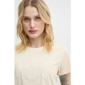 Levi's tricou din bumbac femei, culoarea bej, A8804 imagine