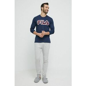 Fila pijama barbati, culoarea gri, cu imprimeu imagine