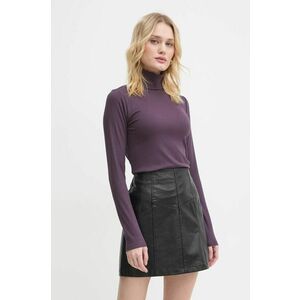 Levi's longsleeve femei, culoarea violet, cu guler, A8769 imagine