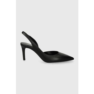 MICHAEL Michael Kors stilettos de piele Alina culoarea negru, 40R4HNMP1L imagine