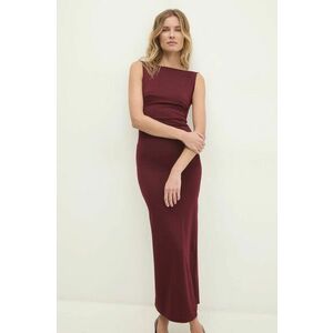 Answear Lab rochie culoarea rosu, maxi, mulata imagine