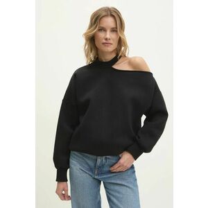 Answear Lab bluza femei, culoarea negru, neted imagine