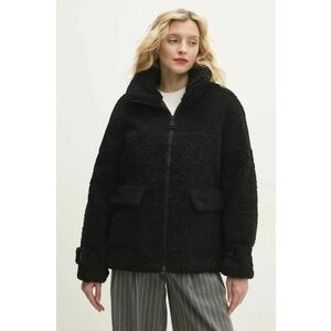 Answear Lab geaca femei, culoarea negru, de tranzitie, oversize imagine