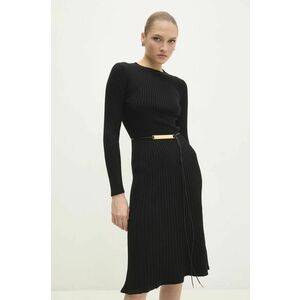 Answear Lab rochie culoarea negru, mini, mulata imagine