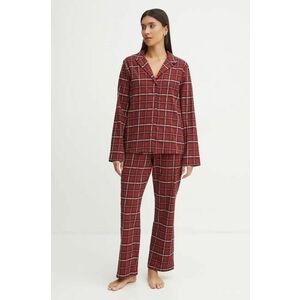 BOSS pijama femei, culoarea bordo, 50527259 imagine