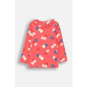 Coccodrillo longsleeve bebelusi culoarea roz, HEARTS GIRL NEWBORN imagine