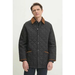 Barbour geaca 30th Anniversary Liddesdale Quilted Jacket barbati, culoarea negru, de tranzitie, MQU1816 imagine