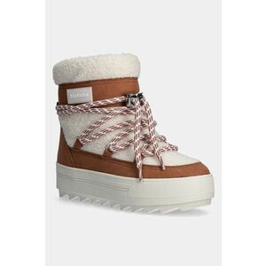 Juicy Couture cizme de iarna JUICY SNOW BOOT culoarea bej, JCFBTS224022 imagine