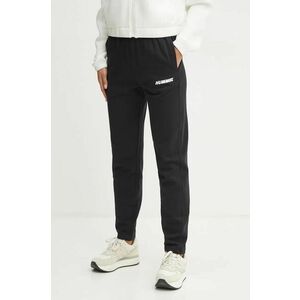 Hummel pantaloni de trening din bumbac culoarea negru, cu imprimeu, 225891 imagine