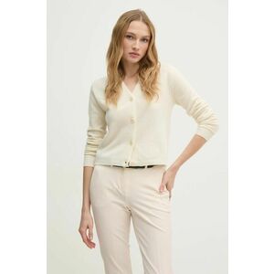 Sisley cardigan din lana culoarea bej, light, 1044M602A imagine