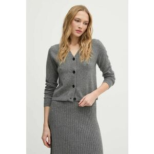 Sisley cardigan din lana culoarea gri, light, 1044M602A imagine