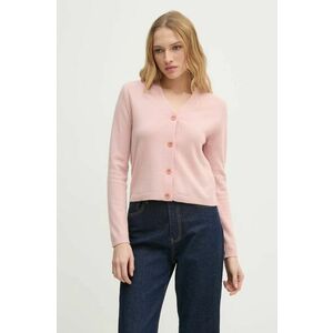 Sisley cardigan din lana culoarea roz, light, 1044M602A imagine