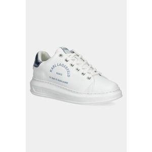 Karl Lagerfeld sneakers din piele KAPRI culoarea alb, KL62539F imagine