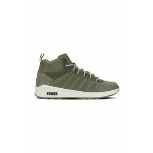 K-Swiss sneakers din piele VISTA TRAINER MID WNT culoarea verde, 07145.379.M imagine