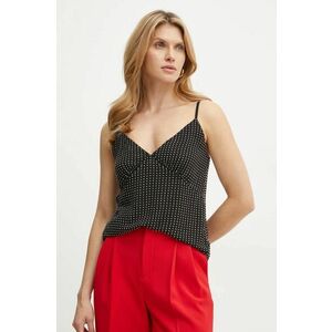 MICHAEL Michael Kors top culoarea negru, cu imprimeu, MF440P77R3 imagine