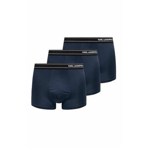 Karl Lagerfeld boxeri 3-pack barbati, culoarea albastru marin, A1M47084 imagine