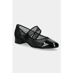 Tory Burch pumps Cap-Toe Mary Jane Heel Ballet culoarea negru, cu toc drept, 162496-001 imagine