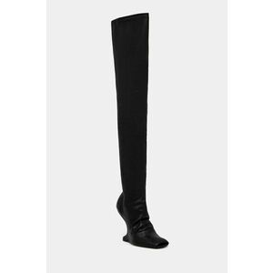 Rick Owens Lilies cizme CANTILEVER 11 femei, culoarea negru, toc pana, LI02D5801LS imagine