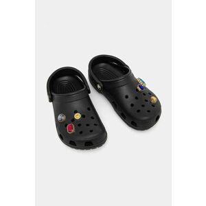 Crocs papuci CLASSIC JEWEL CLOG culoarea negru, 210716 imagine