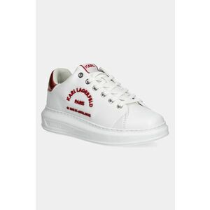 Karl Lagerfeld sneakers din piele KAPRI culoarea alb, KL62539M imagine