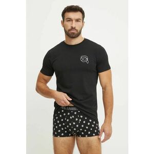 Karl Lagerfeld pijama barbati, culoarea negru, modelator, A1M45014 imagine