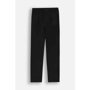 Coccodrillo pantaloni copii culoarea albastru marin, neted, ELEGANT JUNIOR BOY imagine