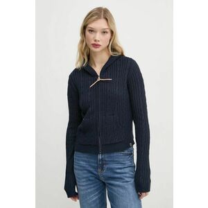 Superdry cardigan femei, culoarea albastru marin, W6110556A-09S imagine