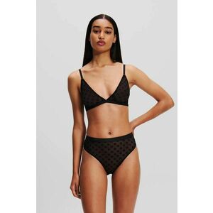 Karl Lagerfeld sutien culoarea negru, dantela, modelator, A1W47108 imagine