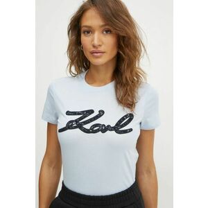 Karl Lagerfeld tricou din bumbac femei, A1W17117 imagine