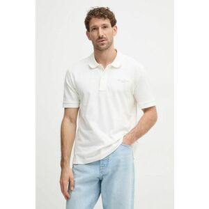 Marc O'Polo polo de bumbac culoarea bej, neted, 5000005925 imagine