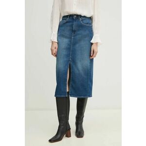 Pepe Jeans fustă din denim MIDI SKIRT HW midi, creion, PL901186IA0 imagine