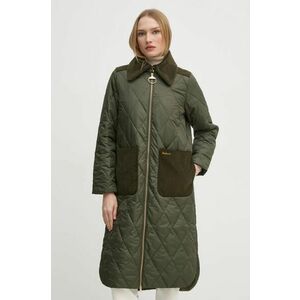 Barbour geaca Malton Quilt femei, culoarea verde, de tranzitie, LQU1760 imagine