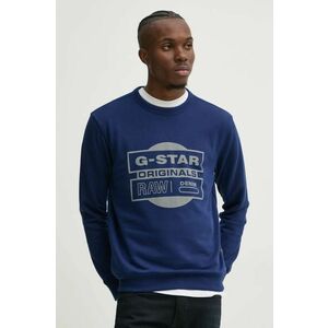 G-Star Raw bluza barbati, culoarea albastru marin, cu imprimeu, D25441-D797 imagine