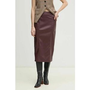 Pedro del Hierro fusta culoarea violet, midi, drept, 7598318 imagine