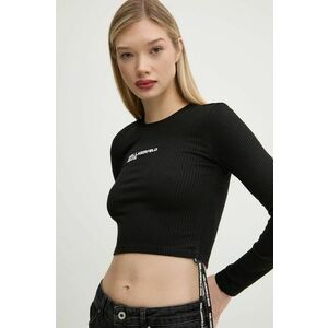 Karl Lagerfeld Jeans longsleeve femei, culoarea negru, A1W17037 imagine