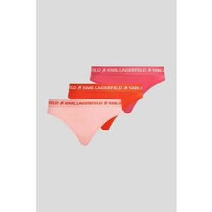 Karl Lagerfeld tanga 3-pack culoarea rosu, A1W47158 imagine