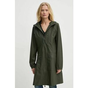 Rains geaca de ploaie Cargo Curve Jacket W3 femei, culoarea verde, de tranzitie, 12050-03 imagine