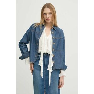 Pedro del Hierro camasa jeans femei, cu guler clasic, relaxed, 6638223 imagine