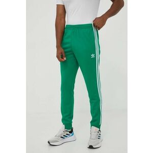 adidas Originals pantaloni de trening Adicolor Classics SST culoarea verde, cu imprimeu IK3515 imagine